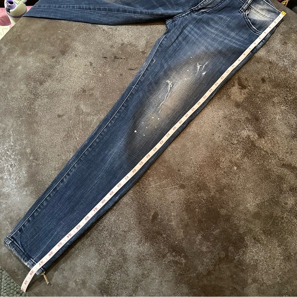 Dsquared2 denim jeans Italian size 44 zipper ankle US 8 - Picture 12 of 12